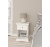 Noční stolek Norby 330, bílá