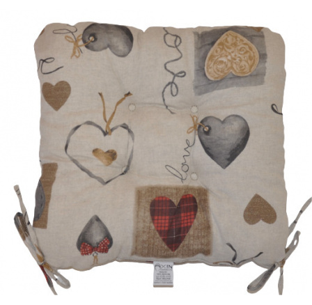 Sedák UNI motiv srdce LOVE Sedák UNI motiv srdce LOVE