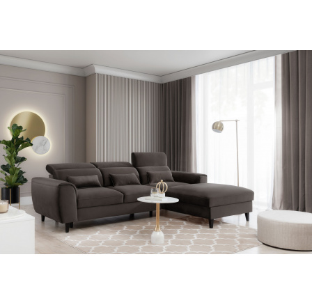 Rohová sedací souprava Foble, Velvetmat 22 Pravá