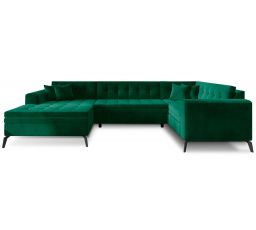 Sedací souprava ve tvaru U MONTEZ, Lukso 35 Levá