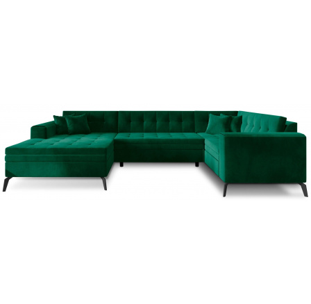 Sedací souprava ve tvaru U MONTEZ, Lukso 35 Levá