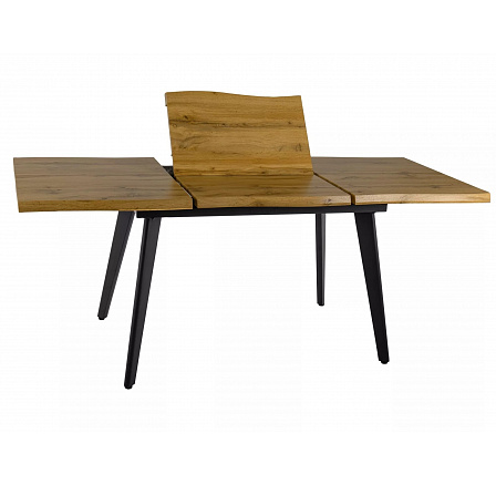 Jídelní stůl FRESNO 150, Dub Artisan/Černý rám