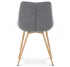Jídelní židle, šedá, látka, CT-394 GREY2