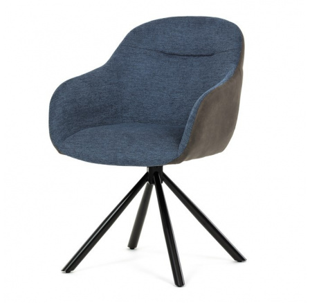 Jídelní židle, modrá, látka, DCH-Y1143 BLUE2 Jídelní židle, modrá, látka, DCH-Y1143 BLUE2