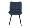 Jídelní židle, modrá, látka, HC-462 BLUE2
