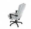 Kancelářské křeslo, synchronní mechanismus, stříbrná látka, KA-Y350 SIL
