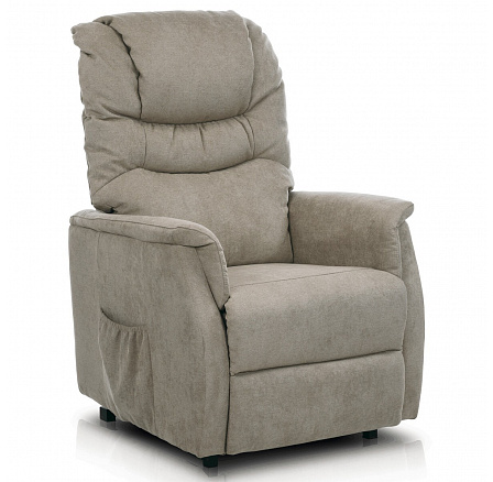 Polohovací křeslo, elektrické kabelové ovládání, béžová, látka, TV-1171 CAP2 Polohovací křeslo, elektrické kabelové ovládání, béžová, látka, TV-1171 CAP2