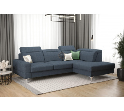 Rohová sedací souprava MALIBU MINI 180X250 - modrá , pravá