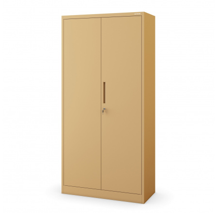 Uzamykatelná úklidová skříň DAVID, 900 x 1850 x 450 mm, Fresh Style: béžová