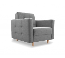 Křeslo GODIVO Světle šedé, Norn 7