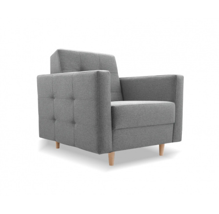 Křeslo GODIVO Světle šedé, Norn 7