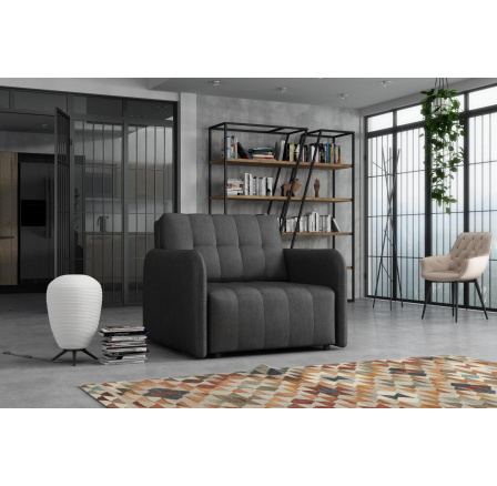 Rozkládací křeslo Vivian Grand I kronos 22/tm.šedá