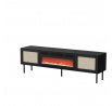Tv komoda JUTA RTV, černá mat