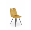 Jídelní židle K521, hořčicová