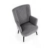 Křeslo DELGADO, šedé