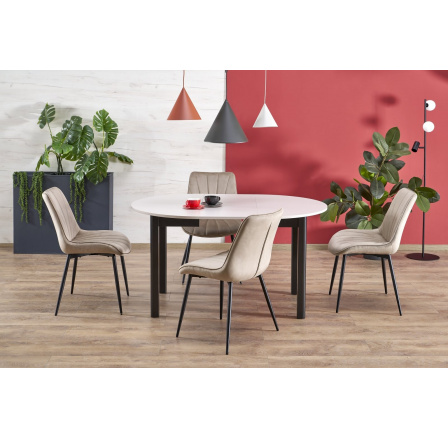 Jídelní stůl RINGO, kašmír/černá