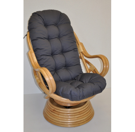 Polstr na křeslo Swivel šedý kepr Polstr na křeslo Swivel šedý kepr