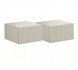 Sada nočních stolků Nicole, kašmír / kašmírová