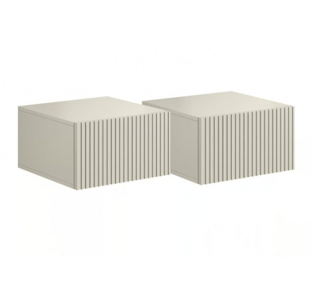 Sada nočních stolků Nicole, kašmír / kašmírová