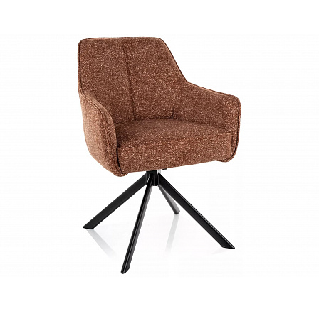 ŽIDLE NOTTI LEO ČERNÝ RÁM / CAMEL 35