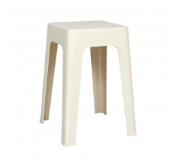 Krémová stolička Spectra z plastu