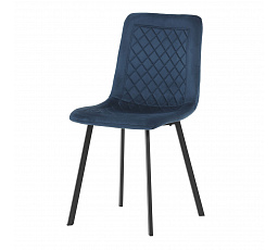 Jídelní židle, modrá, sametová látka, DCL-973 BLUE4