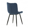 Jídelní židle, modrá, látka, HC-462 BLUE2