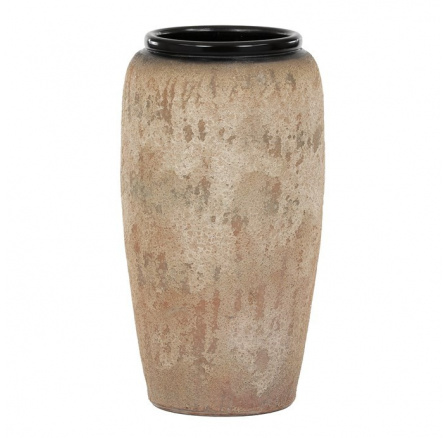 Váza keramická - výška 70 cm, béžovo-šedá Váza keramická - výška 70 cm, béžovo-šedá