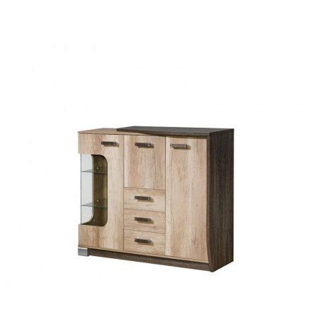 Systém "ROMERO" R7 (Komoda 3D 3S) - Strana: P; Barva: arusha