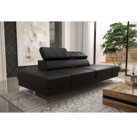 Sofa EMPORIO II 250 cm - černá eko kůže