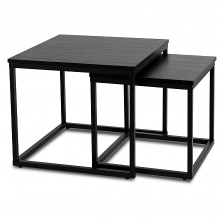Sada stolků TEVET Černá
