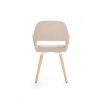 Jídelní židle K283, béžová