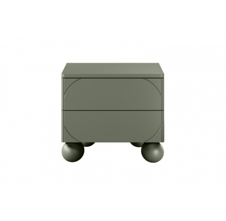 Noční stolek Sonatia II, olivový