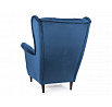 Křeslo LADY Velvet, modrý Bluvel 86/wenge