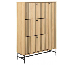 Široká botníková skříň Albany dub přírodní