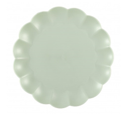 Talíř jídelní Iris 25,5 cm zelený světlý