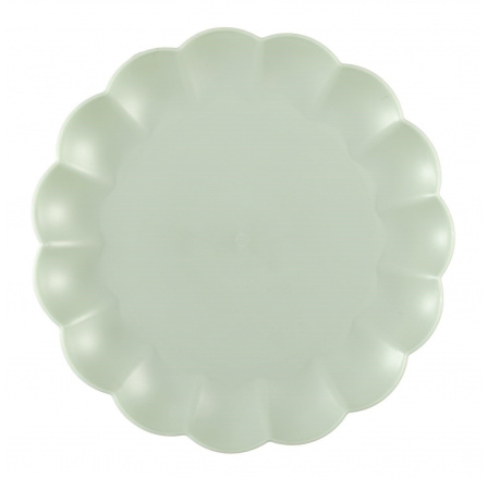 Talíř jídelní Iris 25,5 cm zelený světlý