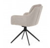 Jídelní židle, béžová, látka, DCH-P3174 LAN2