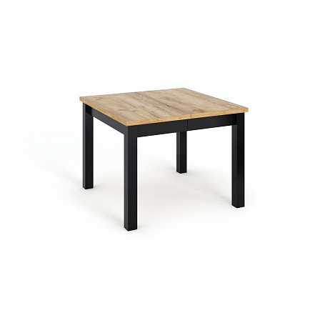 PŘEDPRODEJ -15% do 13.07! Rozkládací stůl (zlatý dub craft/černý) 90 (140-280)x90 ST45-FX