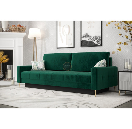 Sofa PIANO DL 225 cm - zelená