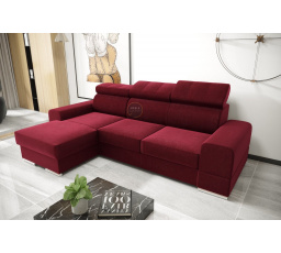 Rohová sedací souprava ROYAL MINI 260×160červená , levá
