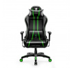 Herní křeslo One 2.0 Normální velikost, černo-zelené