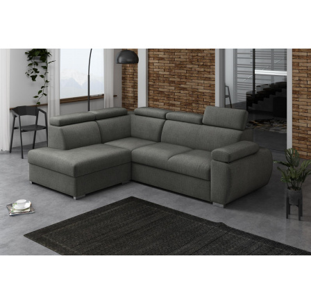 Rohová sedací soustava Bodie IV levá šedá Rohová sedací soustava Bodie IV levá šedá