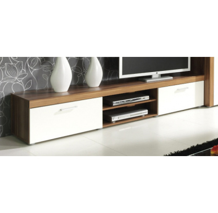 TV komoda SAMBA R8, Švestka/Crem TV komoda SAMBA R8, Švestka/Crem