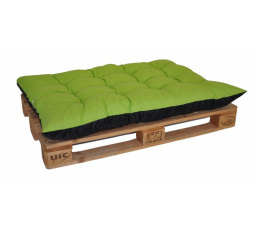 Paletový sedák / zahradní matrace světle zelený melír