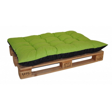 Paletový sedák / zahradní matrace světle zelený melír