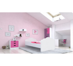 Postel s matrací CASIMO 140x70 Bílá