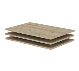 Přídavné police pro skříně BERNO 150 Jackson Hickory