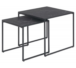 Sada stolků Infinity černá 50x50