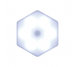 Sada 6 nástěnných lamp Hexagonal 8,5x7,5cm